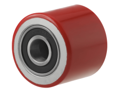 LR90+1 Ролик полиуретановый для гидравлической тележки  80х60 мм