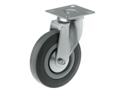 Колесо аппаратное с поворотной площадкой и втулкой скольжения SCg 55 (120 мм/100 кг)