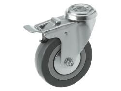 Колесо аппаратное под болт М10 и тормозом SChgb 42 (100 мм/80 кг)