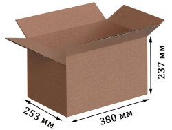 Коробка картонная 4-х клапанный №7