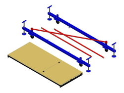 Базовый блок МЕГА 2 с колесами