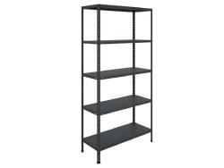 Стеллаж металлический Практик MS Standart 185/100x40/5 Black