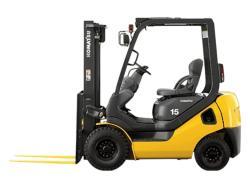Дизельный погрузчик б/у KOMATSU FD15T-21 с высотой подъёма 3 м