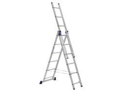 Алюминиевая трехсекционная универсальная лестница серии H3 5306