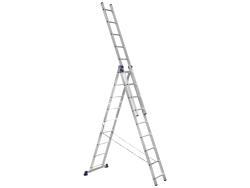 Алюминиевая трехсекционная универсальная лестница серии H3 5309