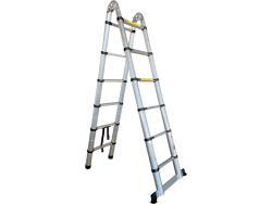 Алюминиевая телескопическая лестница с шарниром DTLH 1.9