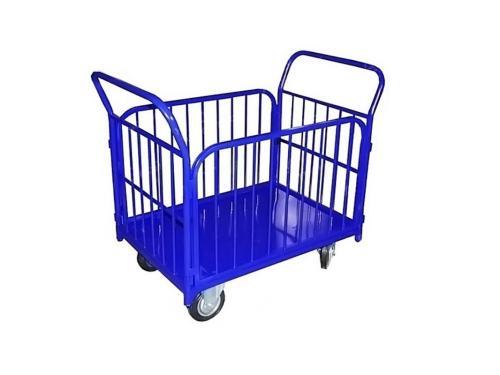 Тележка платформенная с трубчатыми бортами ТБ-2 600х1200 с грузоподъёмностью 360 килограмм