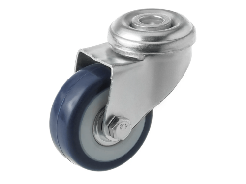 Колесо мебельное под болт М10 и покрытием из поливинилхлорида SChv 25 (50 мм/35 кг)