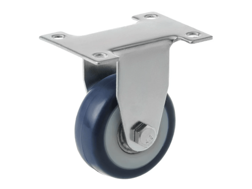 Колесо мебельное с неповоротной площадкой и покрытием из поливинилхлорида FCv 25 (50 мм/35 кг)