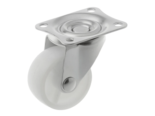 Колесо мебельное полипропиленовое с поворотной площадкой SCpp 25 (50 мм/30 кг)