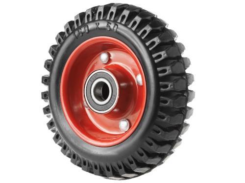 Литые колеса с протекторной резиной без крепления