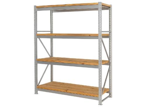 Стеллаж грузовой 4000х1750х1000 мм 4 яруса с ДСП настилом