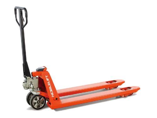 Тележка гидравлическая с весами NOBLELIFT HP-ESE20-5  и питанием от батареек АА