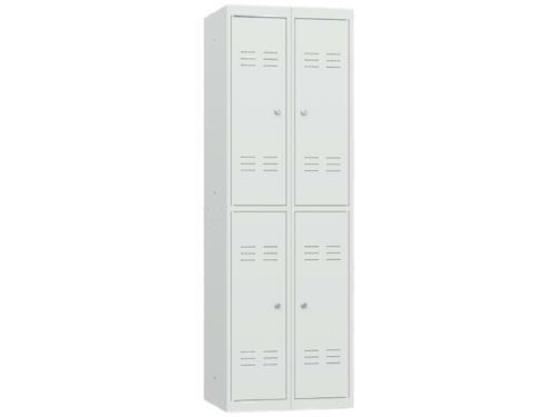 Металлический шкаф для одежды ШР-24 L600 на заклепках