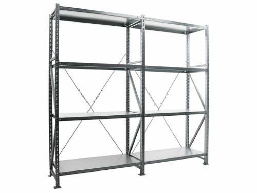 Стеллаж среднегрузовой MS U 200/200(100+100)x50/8 (4+4) (Нагрузка на полку 300)