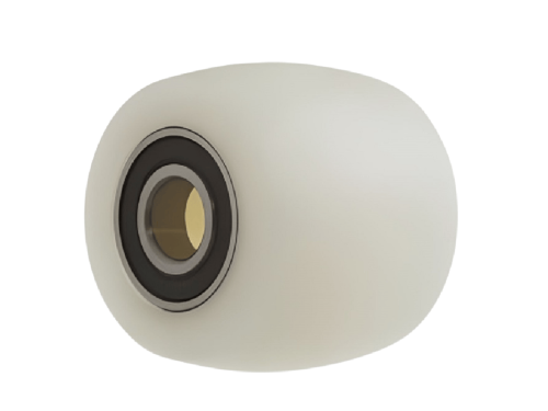 NR93+1 Ролик нейлоновый для гидравлической тележки бочка 80х70 мм