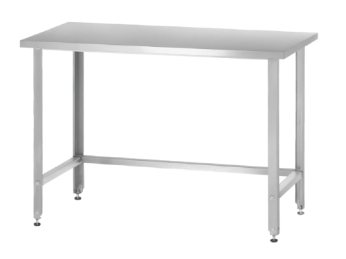 Стол производственный СПРн Norma Zn (полка обвязка/ножка угловая)