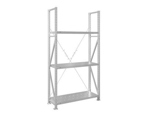 Стеллаж MS U 200/100x40/3 перфорированные полки