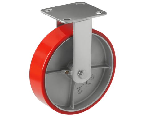 Колесо большегрузное с неповоротной площадкой FCP 80 (200 мм/460 кг)