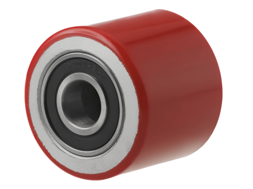 LR90+1 Ролик полиуретановый для гидравлической тележки  80х60 мм