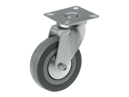 Колесо аппаратное с поворотной площадкой и втулкой скольжения SCg 42 (100 мм/80 кг)
