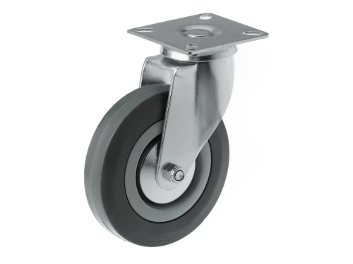 Колесо аппаратное с поворотной площадкой и втулкой скольжения SCg 55 (120 мм/100 кг)