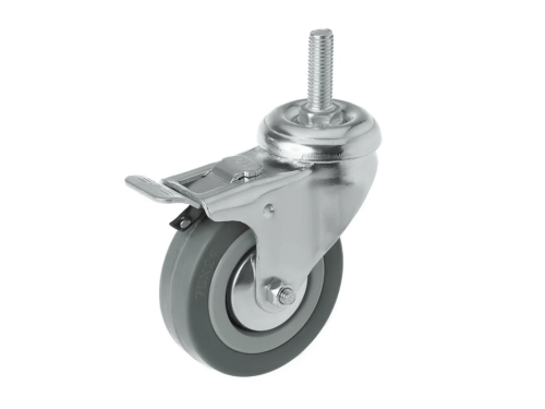 Колесо аппаратное с болтом М10 и тормозом SCtgb 93 (75 мм/70 кг)