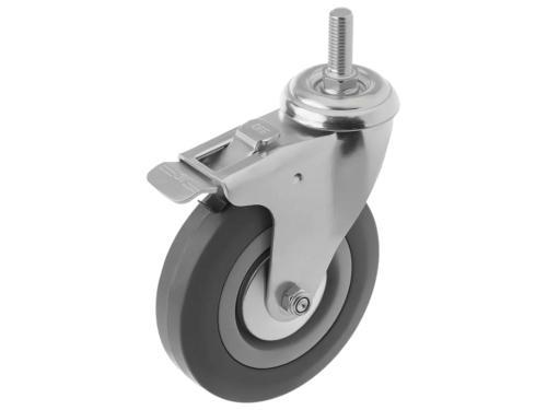 Колесо аппаратное с болтом М12 и тормозом SCtgb 55 (120 мм/100 кг)