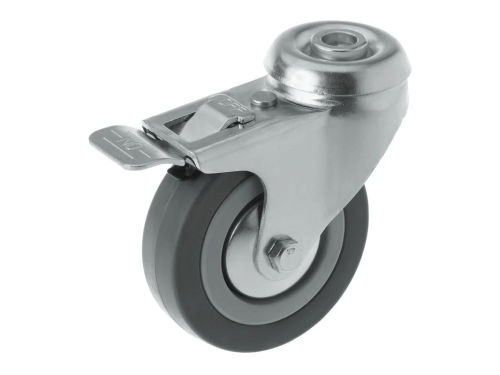 Колесо аппаратное под болт М10 и тормозом SChgb 93 (75 мм/70 кг)