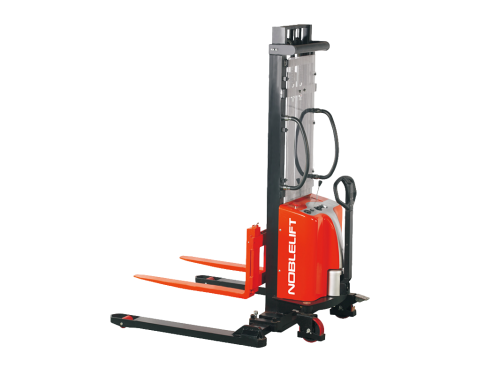Штабелер с электроподъёмом NOBLELIFT SPM 1030W 1Т-3М с раздвижными опорными вилами