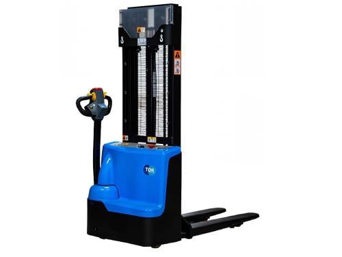 Штабелер самоходный электрический TOR WS15H-3300SC PRO 1,5Т-3,3М с контролем скорости подъёма и гелевой АКБ