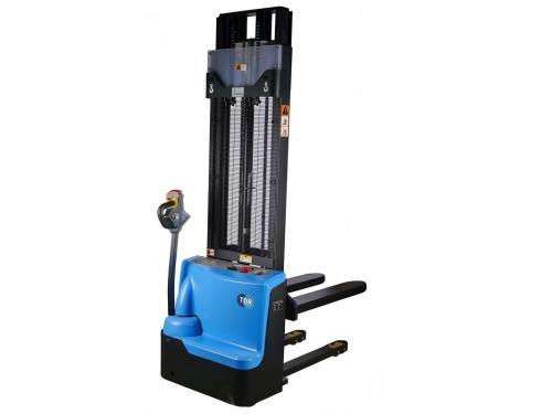 Штабелер самоходный электрический TOR WS15H-4000SC PRO 1,5Т-4М с контролем скорости подъёма и гелевой АКБ