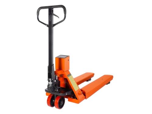 Тележка гидравлическая TOR CBY-CW2 2500 с весами и полиуретановыми колесами