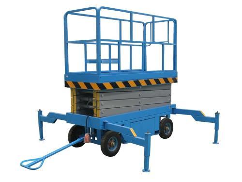 Подъёмник ножничный передвижной TOR SJY DC 1Т-6М аккумуляторный