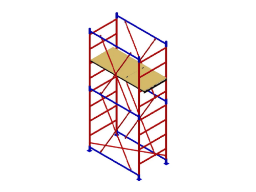 Вышка-тура МЕГА 1 высотой 3.3 м и площадкой 1003