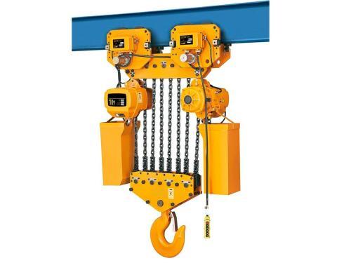 Таль электрическая цепная передвижная TOR ТЭЦП HHBD-03T 380В 10т 6м