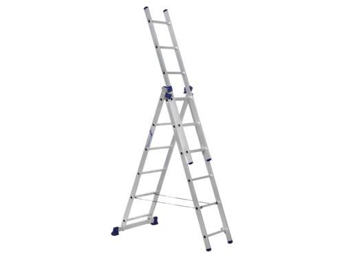 Алюминиевая трехсекционная универсальная лестница серии H3 5306