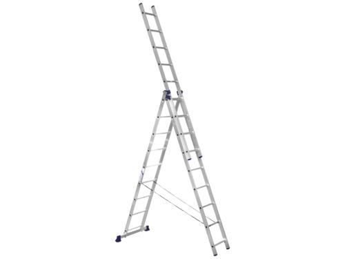Алюминиевая трехсекционная универсальная лестница серии H3 5309